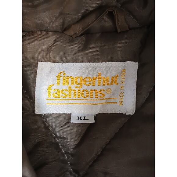 Fingerhut Arctic Parka Jacket Men's L Brown Hood Thermal Pockets Winter Gorpcore - Picture 15 of 16